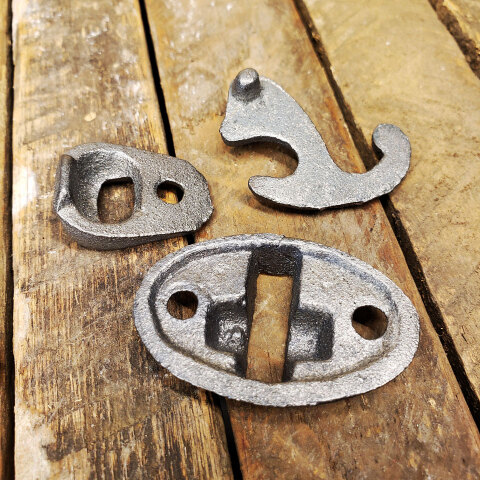 #40983 Raw Cast Iron Shutter Fasteners image 3