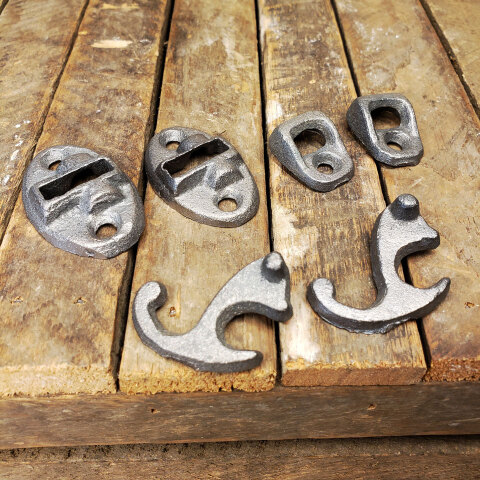 #40983 Raw Cast Iron Shutter Fasteners image 5