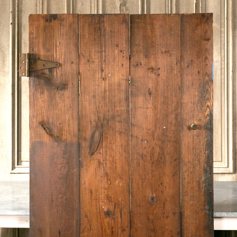 #41038 36x72 Antique Wood Slat Barn Door image 2