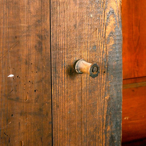 #41038 36x72 Antique Wood Slat Barn Door image 5