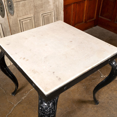 #41073 Cast Iron Foyer Table with Stone Top image 5