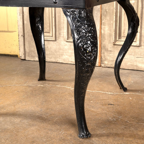 #41073 Cast Iron Foyer Table with Stone Top image 6