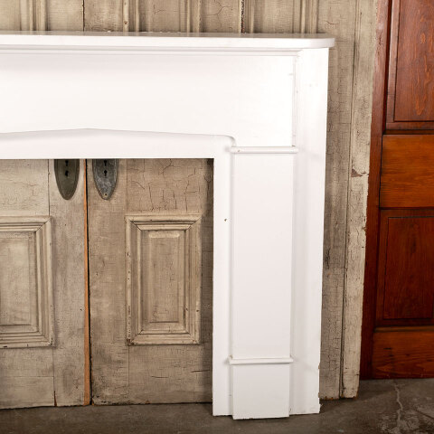 #41223 Antique Salvaged Wood Fireplace Mantel image 2