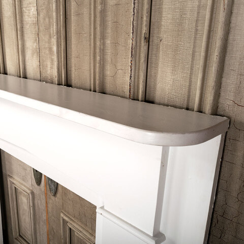 #41223 Antique Salvaged Wood Fireplace Mantel image 6