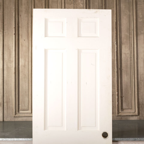 #41292 28x79 Antique 6 Panel Interior Door image 2