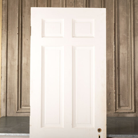 #41296 28x79 Antique 6 Panel Pocket Door image 2