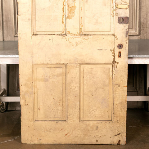 #41477 39x93 Antique 4 Panel Interior Wood Door image 6