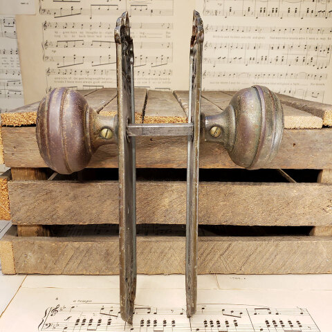 #41632 Antique Corbin Loraine Interior Doorknob Set image 3