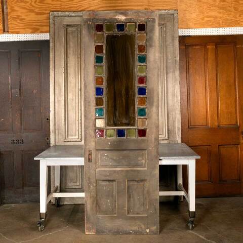 #41681 32x96 Salvaged Victorian Wood Entry Door image 6