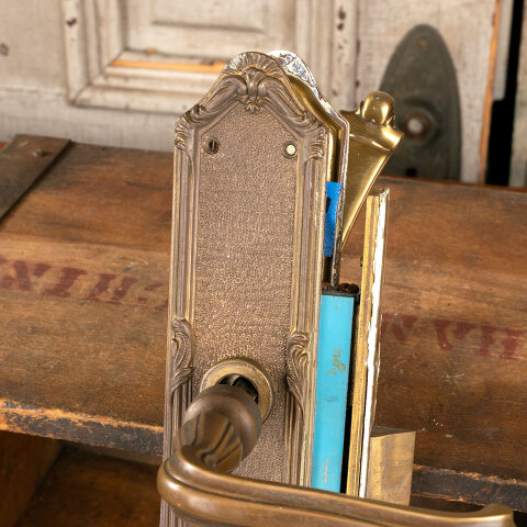 #41734 Reproduction Brass French Door Hardware Set image 2