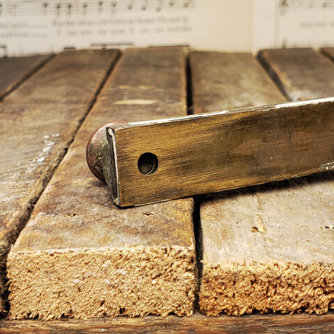 #41923 6" Brass Concealed Screw Surface Slide Bolt image 6