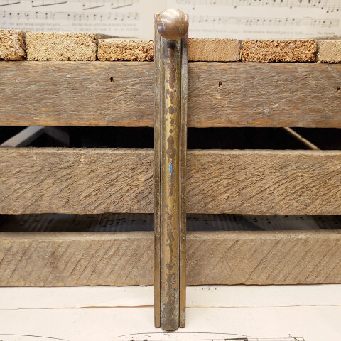 #41923 6" Brass Concealed Screw Surface Slide Bolt image 3