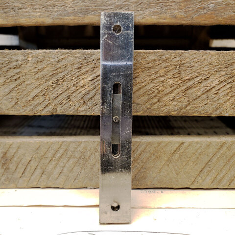 #41927 4" Brass Concealed Screw Surface Slide Bolt image 2