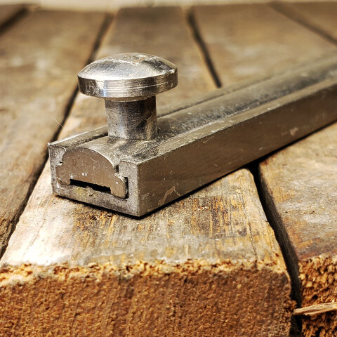 #41927 4" Brass Concealed Screw Surface Slide Bolt image 3