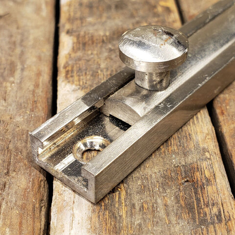 #41927 4" Brass Concealed Screw Surface Slide Bolt image 4