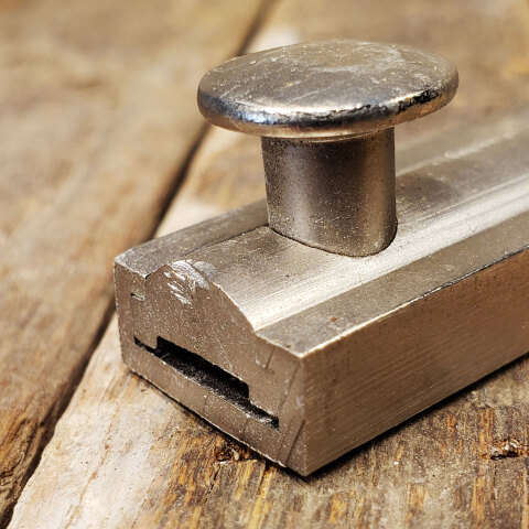 #41927 4" Brass Concealed Screw Surface Slide Bolt image 5