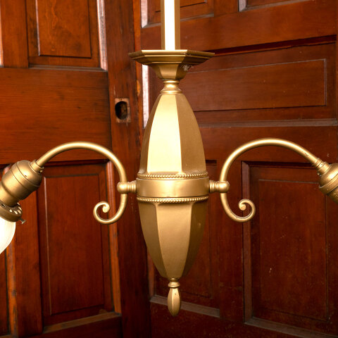 #41968 Salvaged Antique 2 Light Chandelier image 4