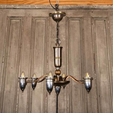 #41998 Salvaged Vintage 6 Light Chandelier image 3