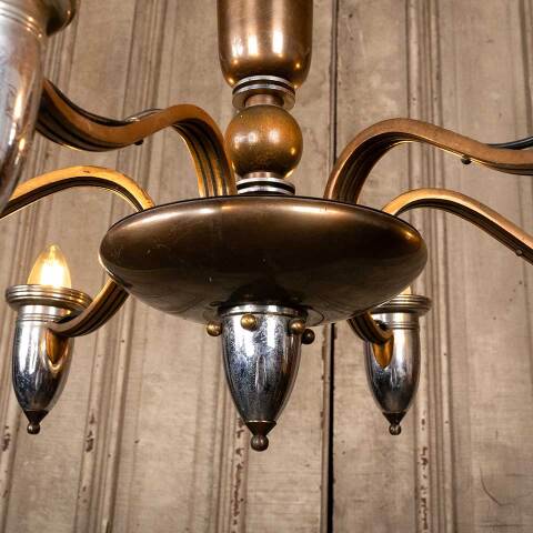 #41998 Salvaged Vintage 6 Light Chandelier image 4