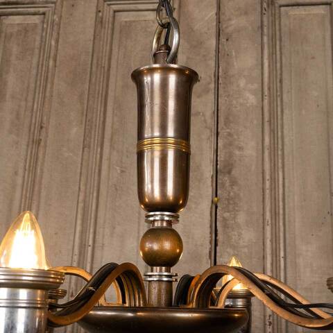 #41998 Salvaged Vintage 6 Light Chandelier image 6