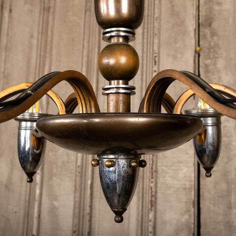 #41998 Salvaged Vintage 6 Light Chandelier image 8