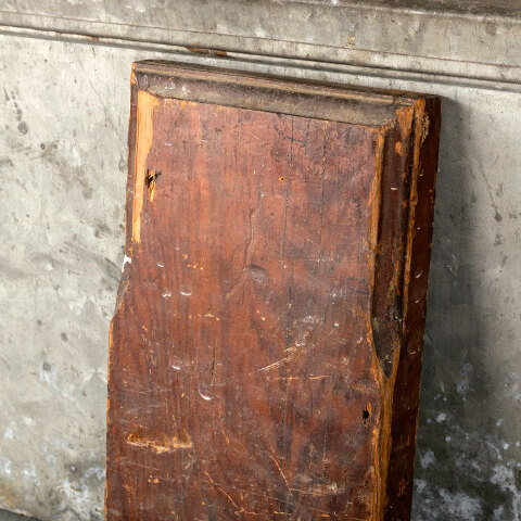 #42063 Salvaged Pine Interior Door Plinth Trim Block image 2