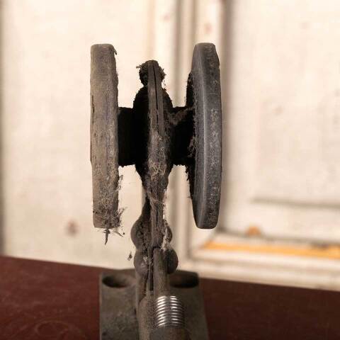 #42269 Antique Pocket Door Roller Hanger Hardware image 5