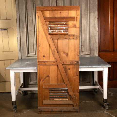 #42303 29x73 Salvaged Knotty Pine Paneling Door image 4