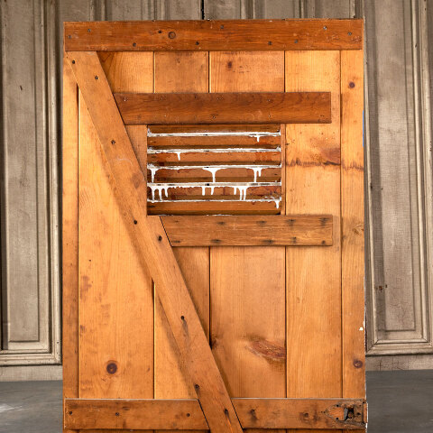 #42303 29x73 Salvaged Knotty Pine Paneling Door image 5