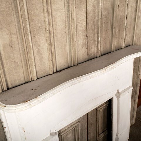#42447 Salvaged Antique Wood Fireplace Mantel image 4
