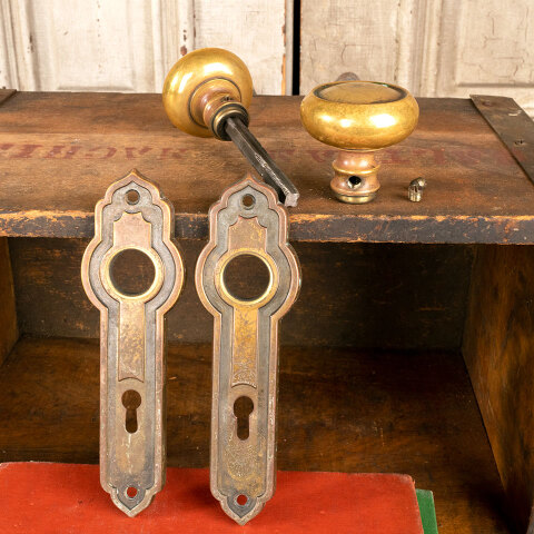 #42467 Antique Russell & Erwin Door Hardware Set image 4