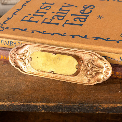 #42477 Antique Ornate Cast Bronze Window Sash Lift image 4