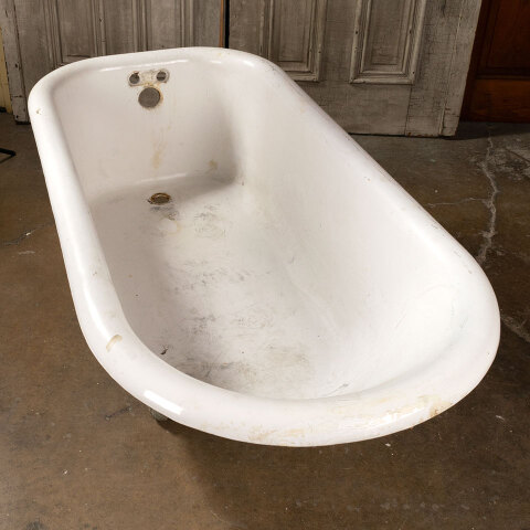 #42584 30x60 Antique Cast Iron Clawfoot Bathtub image 4