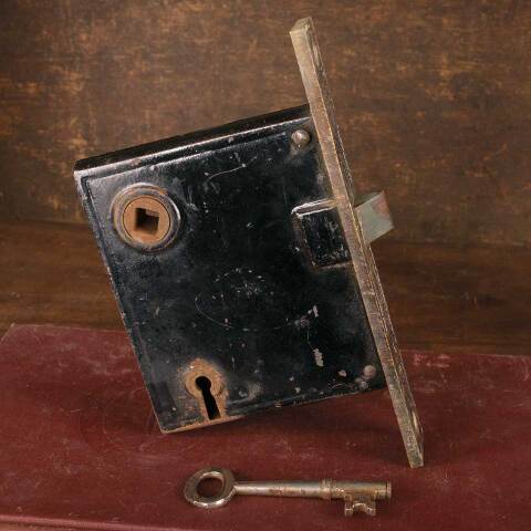 #42690 Antique Lockwood Interior Door Mortise Lock image 4