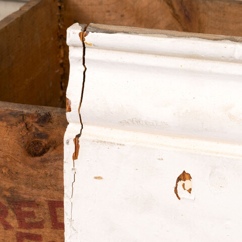 #42706 Salvaged Painted Wood Plinth Trim Block image 2