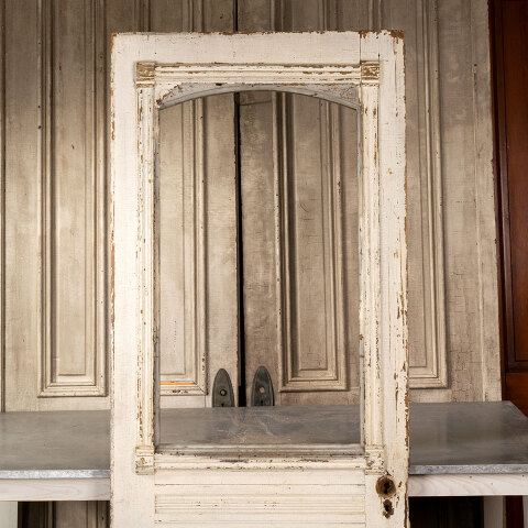 #42805 32x80 Salvaged Half Lite Victorian Entry Door image 2