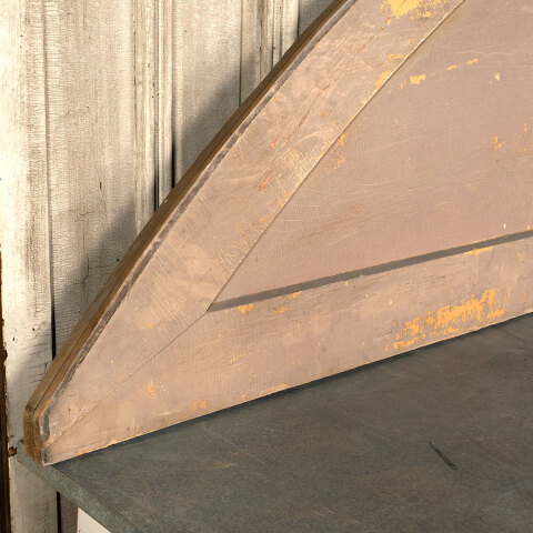 #42908 Salvaged Pointed Arch Wood Pediment Panel image 4