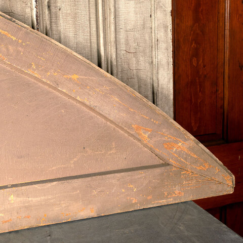 #42908 Salvaged Pointed Arch Wood Pediment Panel image 6