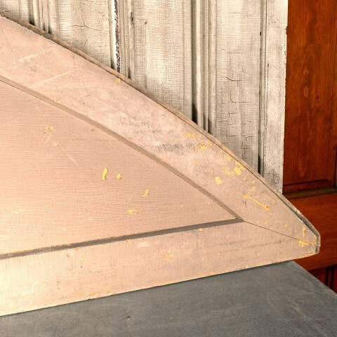 #42909 Salvaged Pointed Arch Wood Pediment Panel image 5