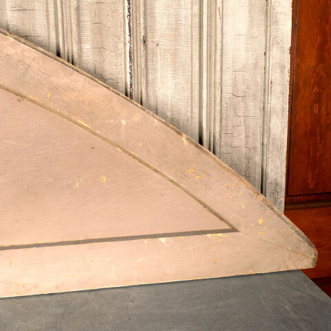 #42910 Salvaged Pointed Arch Wood Pediment Panel image 5