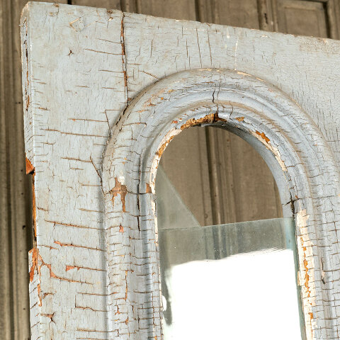 #42915 32x79 Salvaged Antique 2 Lite Entry Door image 4