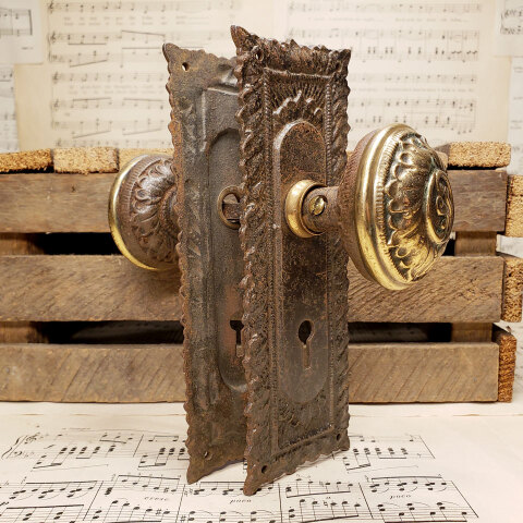 #42937 Antique Norwich Door Hardware Set image 6