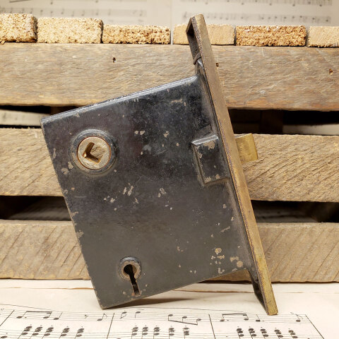 #42953 Antique Lockwood Mortise Door Latch image 6