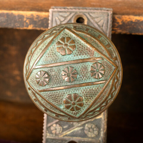 #42955 Antique F.C. Linde Door Hardware Set image 5