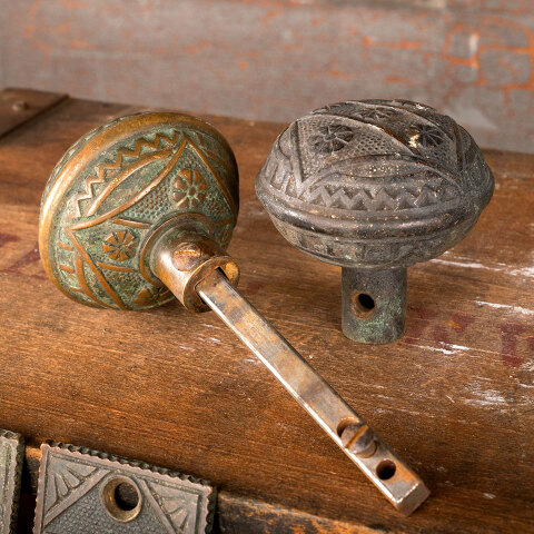 #42955 Antique F.C. Linde Door Hardware Set image 8