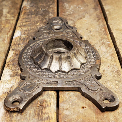 #43056 Antique Triangular Corbin Doorknob Rosette image 4