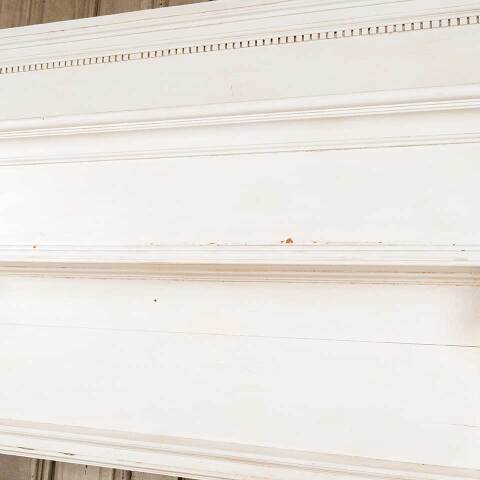 #43081 60x80 Antique Painted Oak Fireplace Mantel image 4