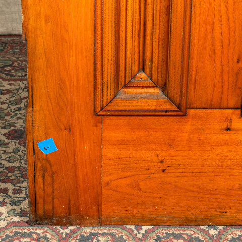 #43091 24x81 Salvaged Antique 4 Panel Interior Door image 5