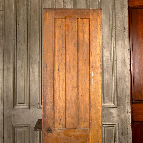 #43091 24x81 Salvaged Antique 4 Panel Interior Door image 7