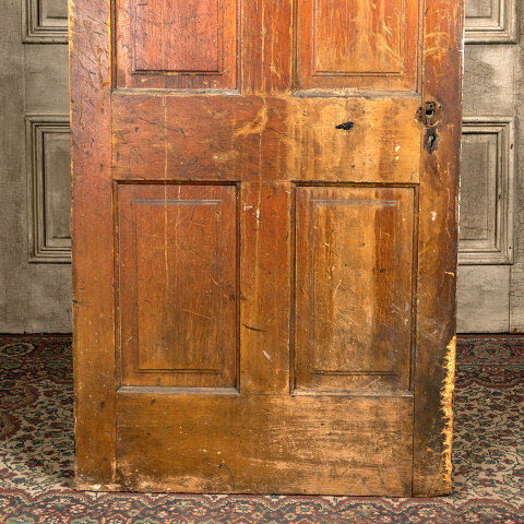 #43105 32x82 Salvaged Antique 4 Panel Interior Door image 3